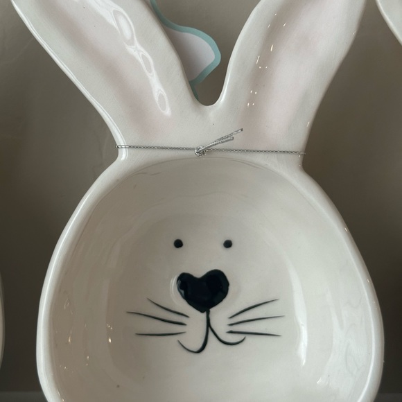 Easter Bunny Ears Ramekins Measuring Cups Bundle Adorable Bunnies Ceramic - Picture 6 of 8